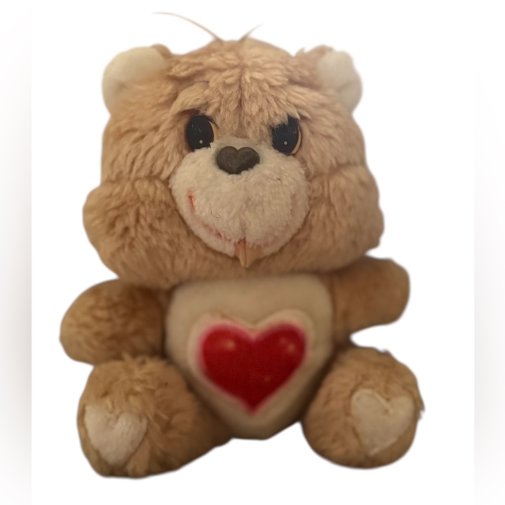 Tenderheart Bear plush toy from the Care Bears franchise